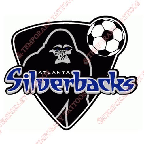 Atlanta Silverbacks Customize Temporary Tattoos Stickers NO.8247